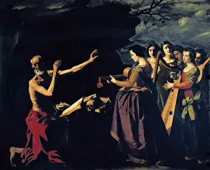 Zurbaran: The Temptation of St Jerome, by Zurbaran