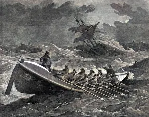 Nuevo: Tenby life boat, 1857