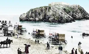 Beechams: Tenby, St Catherine's Rock 1890