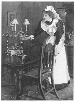 Housemaid: TENDING THE LAMPS