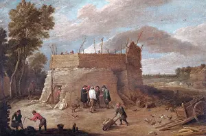 Vitoria: Teniers - A Lime-kiln with Figures