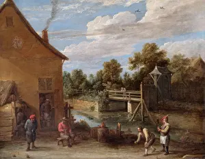 Vitoria: Teniers - Peasants playing Bowls
