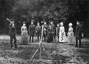 Matches: Tennis game, 1885