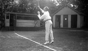 Moorfield: Tennis player serving
