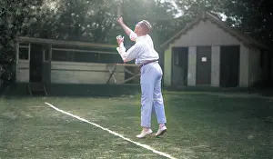 Moorfield: Tennis player serving
