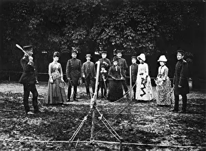 Tennis players, 1889