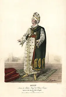 Huet: Tenor singer Huet as the Caliph in The Caliph