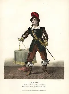 Dactrices: Tenor singer Lecomte as Almaviva in the opera
