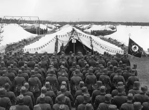 Appeal: Tent camp in Nuremberg-Langwasser for the 1934 Nazi Party Co