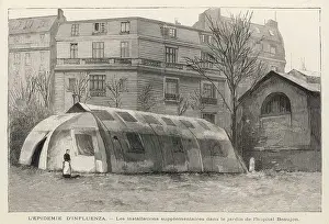 Epidemics: TENT HOSPITAL/FLU EPIDEM