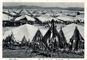 Langwasser: Tented city at Nuremburg for the Rally workers