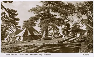 Tented: Tented section, 'Pine Tree' Holiday Camp, Troodos, Cyprus