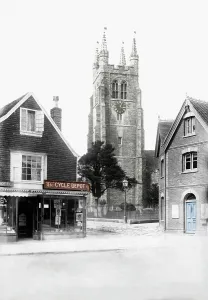Tenterden: Tenterden, Church Tower 1903