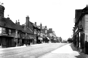 Tenterden: Tenterden, High Street 1900