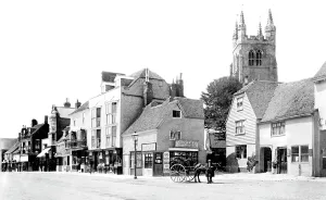 Tenterden: Tenterden, High Street 1900