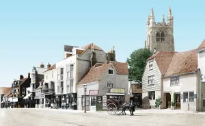 Tenterden: Tenterden, High Street 1900