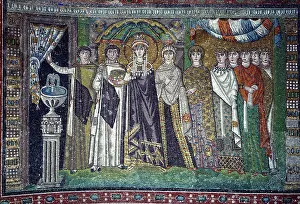 Matrons: Teodora with a procession of