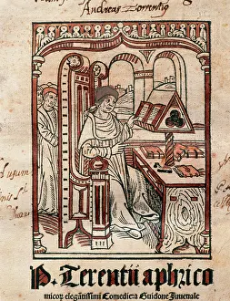 Incunabula: Terence (195-159 BC). Comedies