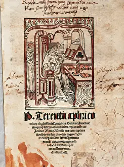 Lectern: Terence. Comedies