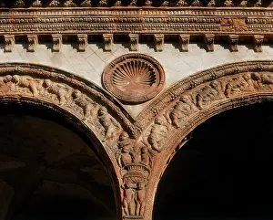 1447: Detail of the terra cotta