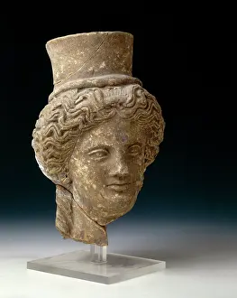 Persephone: Terra cotta head of Persephone