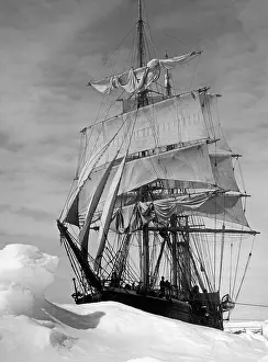 Iceberg: The Terra Nova in pack ice, 1937