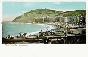 Cardiganshire: The Terrace, Aberystwyth, Ceredigion, Wales