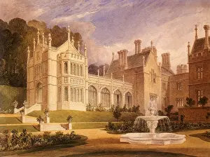 Salvin: The Terrace and Conservatory, Mamhead, Devon