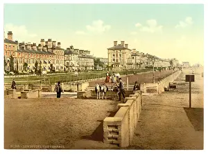 Lowestoft: The terrace, Lowestoft, England