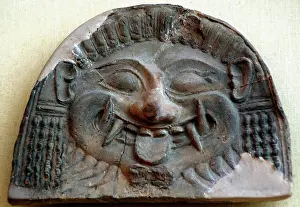 Sixth: Terracota antefix tarantini. Gorgon