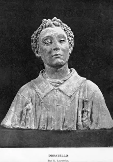 Donatello: Terracotta bust, by Donatello