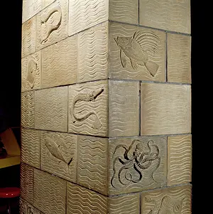 Octopus: Terracotta panels