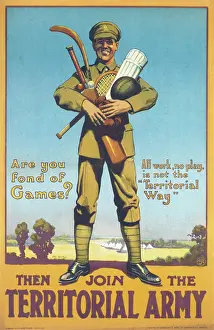 Highlighting: TERRITORIAL ARMY POSTER