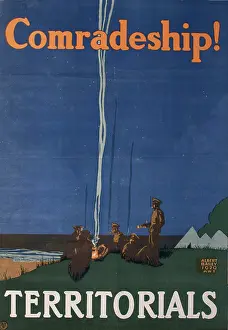 Comradeship: Territorial Army poster