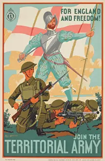 Hmso: Territorial Army poster - Inter-war period