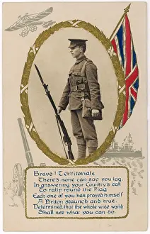 C1914: TERRITORIALS CARD C1914