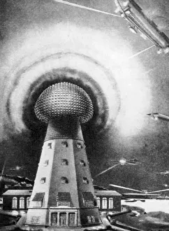 Futurist: Tesla Tower, 1919