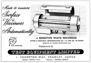 Instrumentation: Test Equipment Ltd : Wind Tunnel Equipment