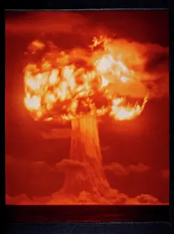 Alamogordo: Test explosion of the first atomic bomb, Alamogordo, USA