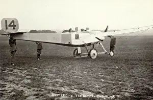Coanda: Test pilot Harry R Busteed in the Bristol-Coanda Monoplane
