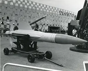 Guided: A test rocket used to demonstrate the parachute recover?