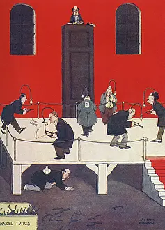 Divining: Testing Candidates by William Heath Robinson