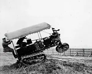 Testing a new tracked vehicle