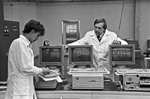Experts: Testing Soviet personal computers produced in Shuya, 1990