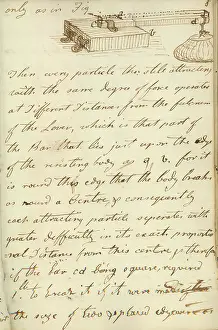 Notebook: Testing the strength of a wooden plane 1795