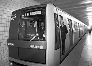 Reaches: Testing Yauza train on Polezhayevskaya station