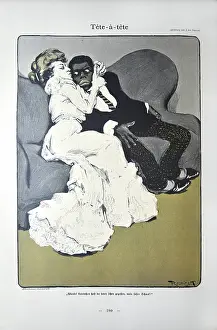 Rabbits: Tete-a-tete by Reznicek Ferdinand, 1901