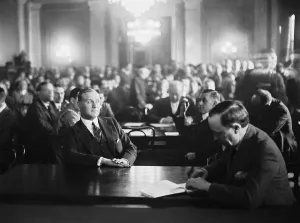 Promoters: Tex Rickard testifying to Senate Committee investigating