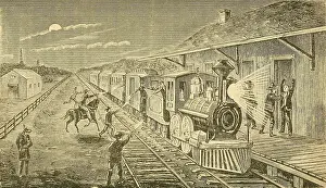 Netted: The Texas Express train being robbed by ?