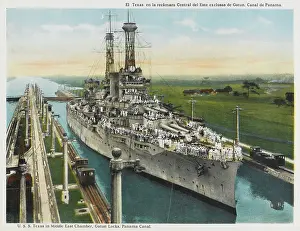 Gatun: Texas in Gatun Locks
